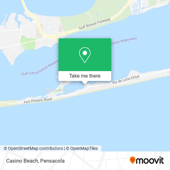 Casino Beach map