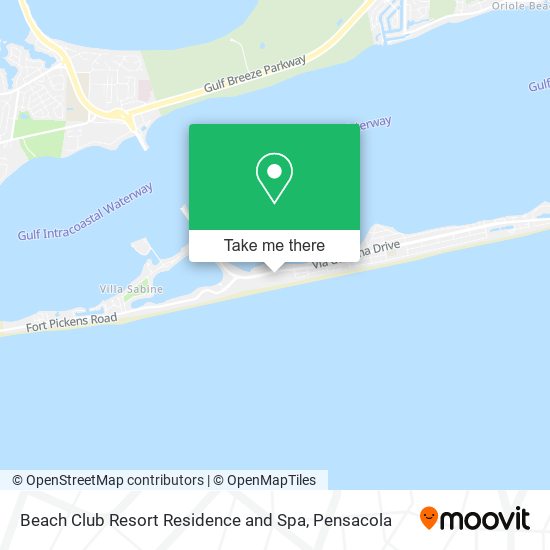 Beach Club Resort Residence and Spa map