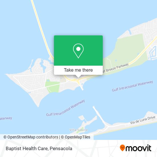 Baptist Health Care map