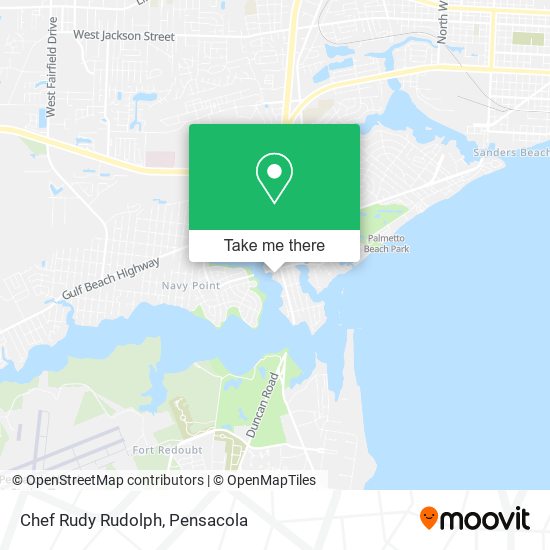 Chef Rudy Rudolph map