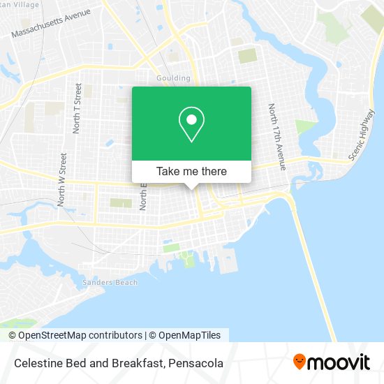 Celestine Bed and Breakfast map