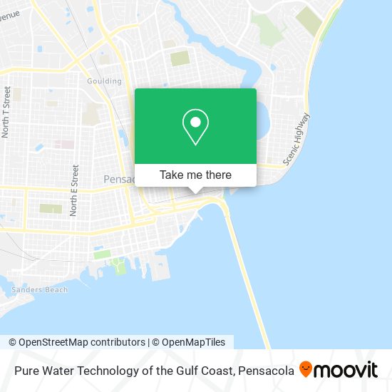 Pure Water Technology of the Gulf Coast map