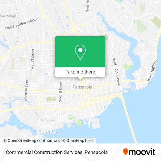 Commercial Construction Services map