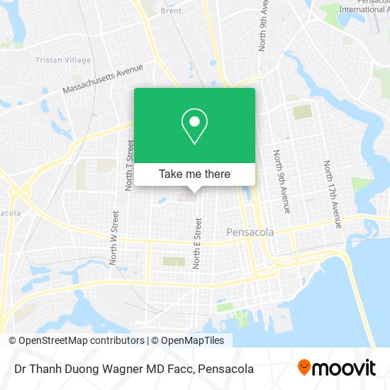 Dr Thanh Duong Wagner MD Facc map