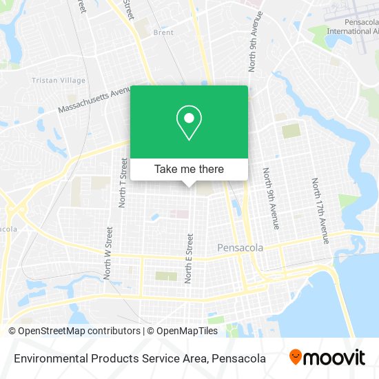 Environmental Products Service Area map
