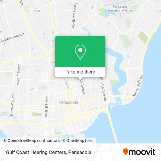Gulf Coast Hearing Centers map