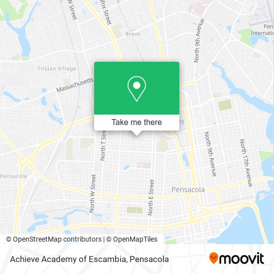 Achieve Academy of Escambia map