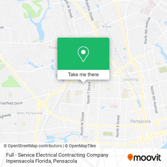 Full - Service Electrical Contracting Company Inpensacola Florida map