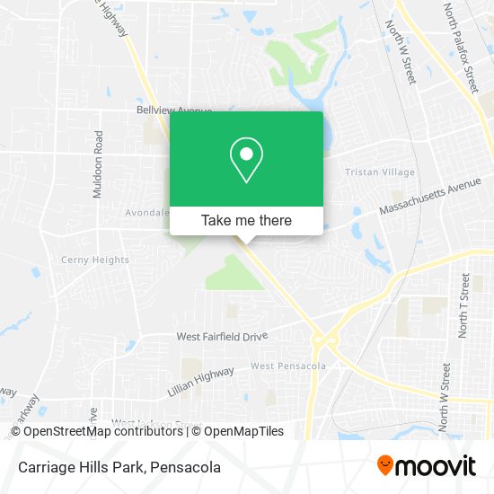 Carriage Hills Park map
