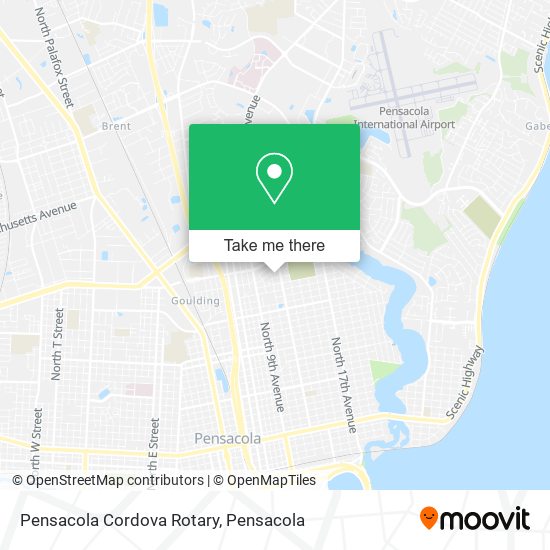 Pensacola Cordova Rotary map