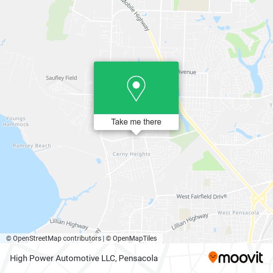 High Power Automotive LLC map