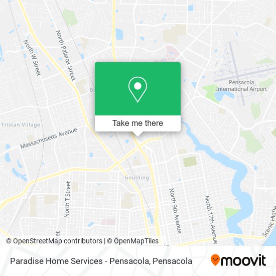 Paradise Home Services - Pensacola map