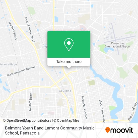 Belmont Youth Band Lamont Community Music School map