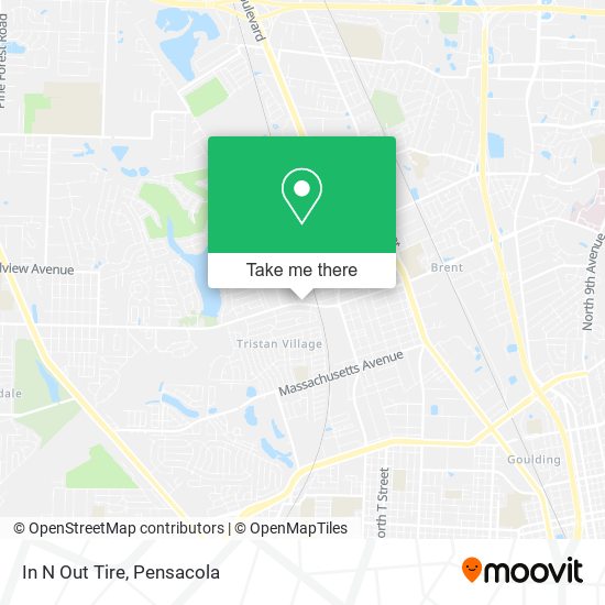 In N Out Tire map