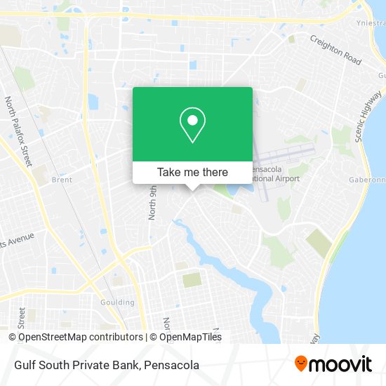 Gulf South Private Bank map
