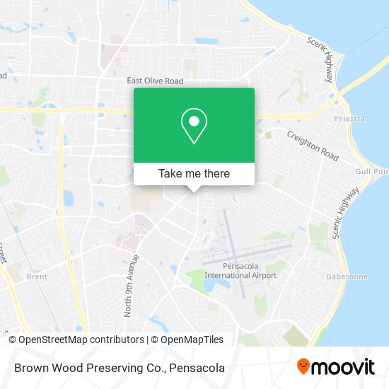 Brown Wood Preserving Co. map