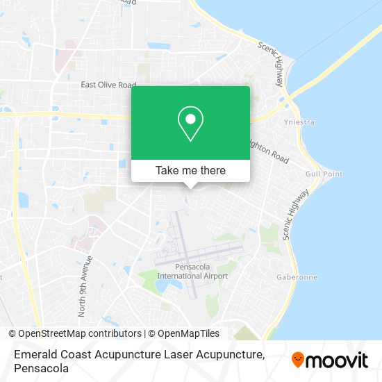 Emerald Coast Acupuncture Laser Acupuncture map