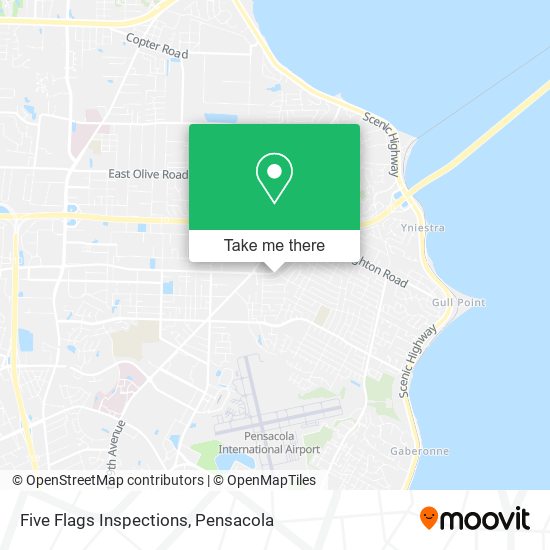 Five Flags Inspections map