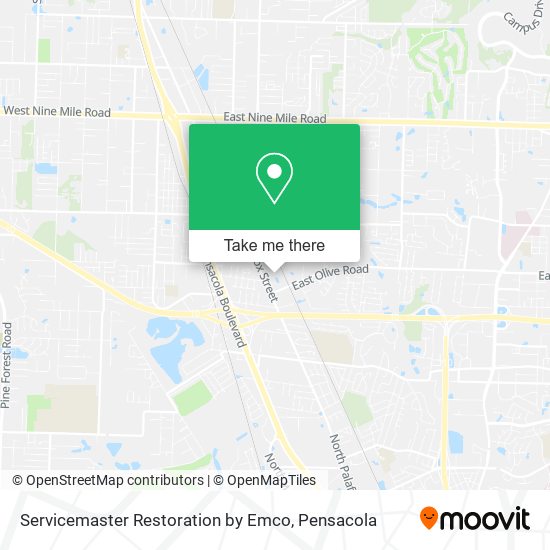 Servicemaster Restoration by Emco map