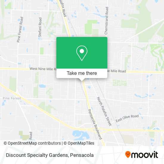 Discount Specialty Gardens map