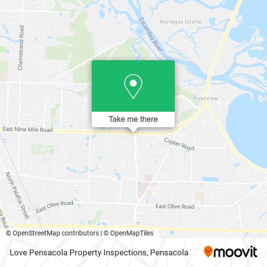 Mapa de Love Pensacola Property Inspections