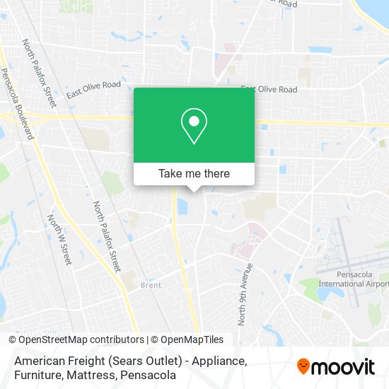 American Freight (Sears Outlet) - Appliance, Furniture, Mattress map