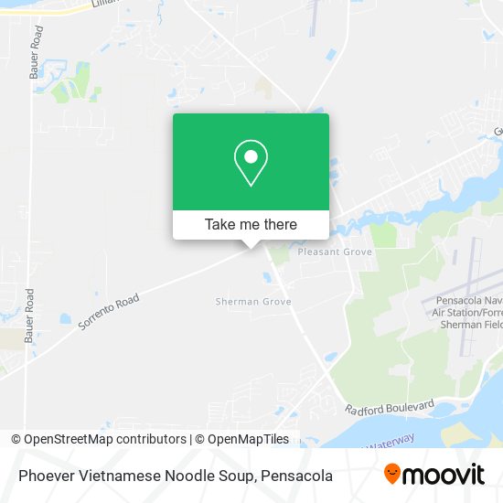 Phoever Vietnamese Noodle Soup map