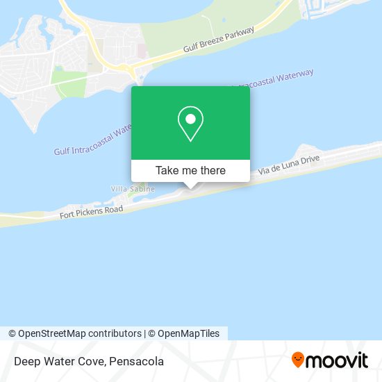 Mapa de Deep Water Cove