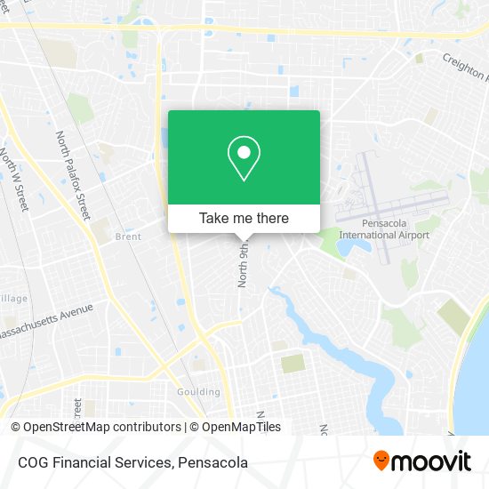 COG Financial Services map