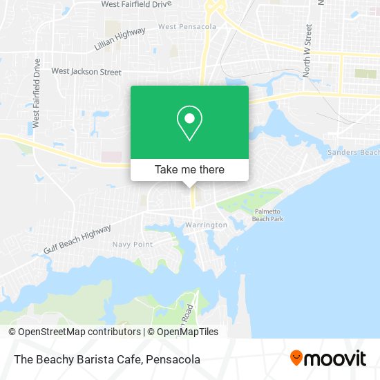 Mapa de The Beachy Barista Cafe