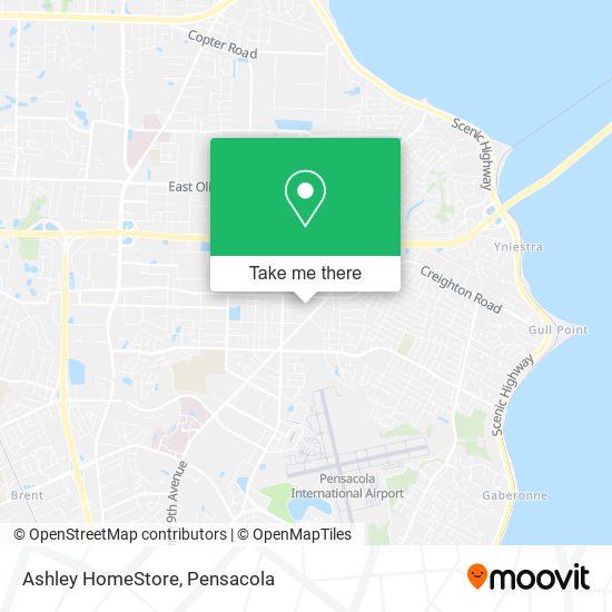 Mapa de Ashley HomeStore