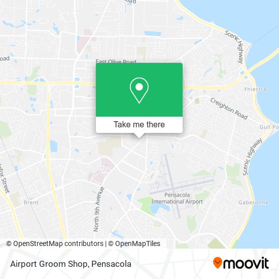 Airport Groom Shop map
