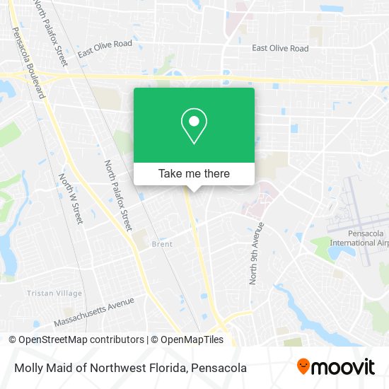 Molly Maid of Northwest Florida map