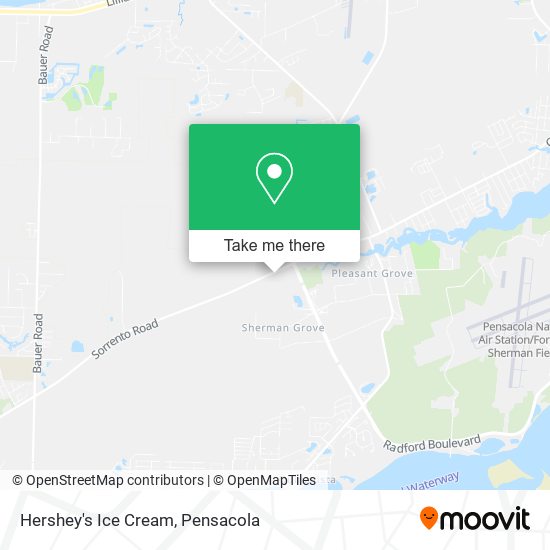 Hershey's Ice Cream map