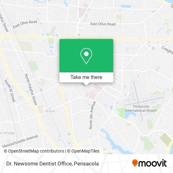 Dr. Newsome Dentist Office map