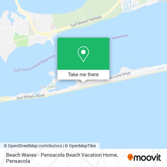 Beach Waves - Pensacola Beach Vacation Home map