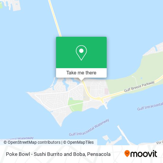 Poke Bowl - Sushi Burrito and Boba map