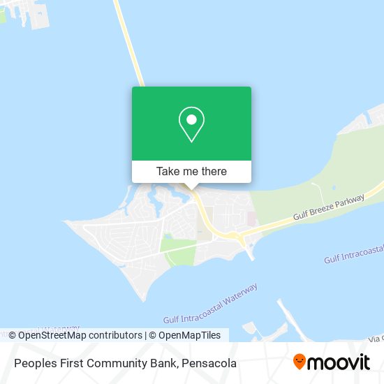 Mapa de Peoples First Community Bank