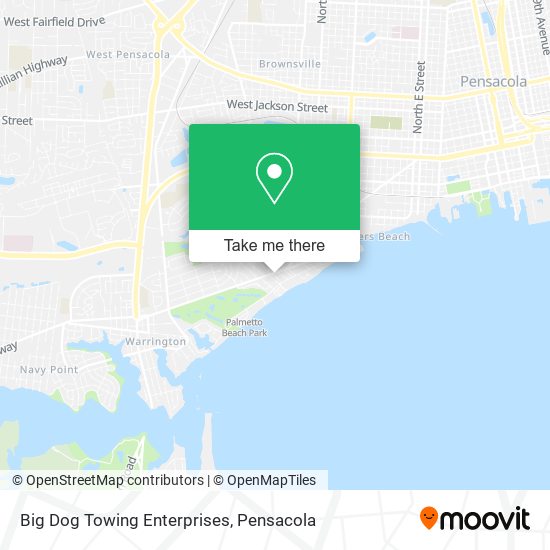 Mapa de Big Dog Towing Enterprises