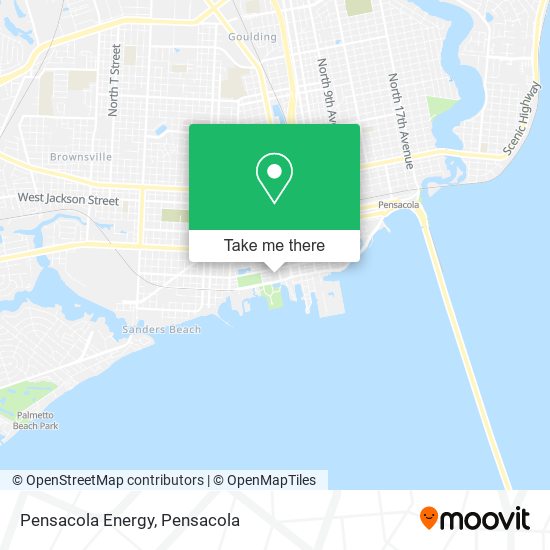 Pensacola Energy map