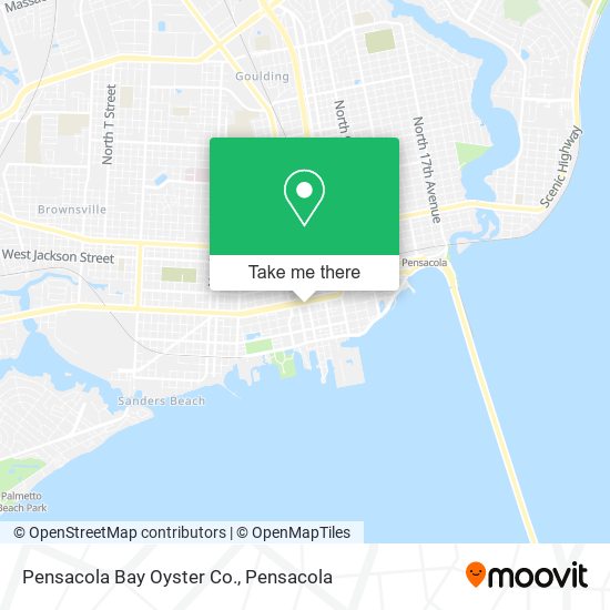 Pensacola Bay Oyster Co. map