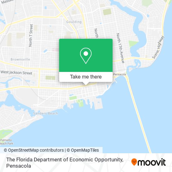 Mapa de The Florida Department of Economic Opportunity