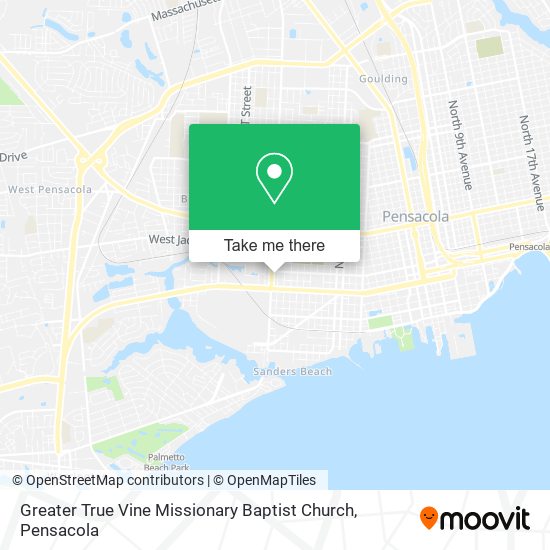 Greater True Vine Missionary Baptist Church map