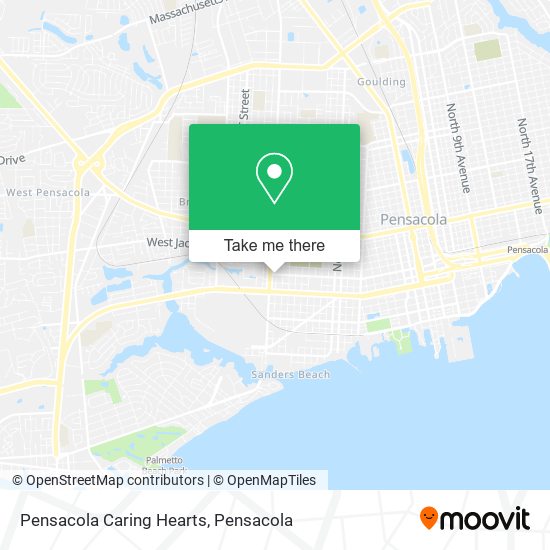 Mapa de Pensacola Caring Hearts