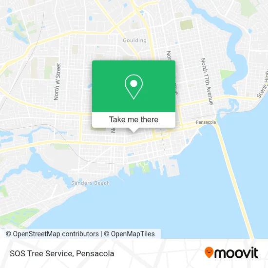 SOS Tree Service map