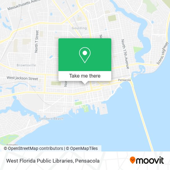 West Florida Public Libraries map