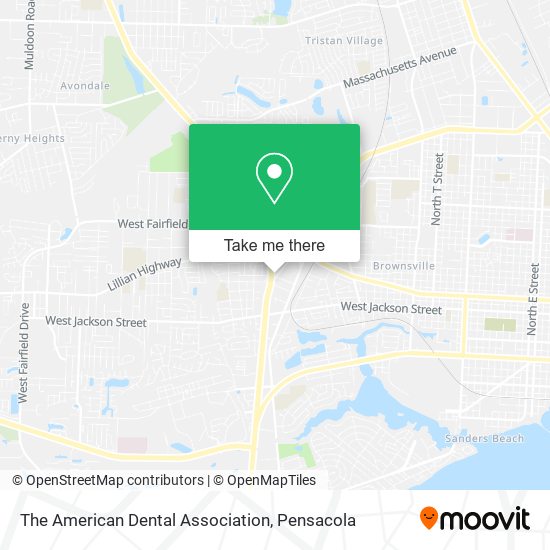 The American Dental Association map