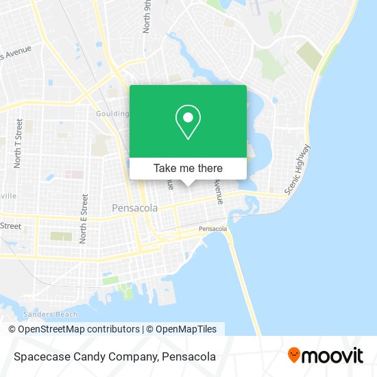 Spacecase Candy Company map