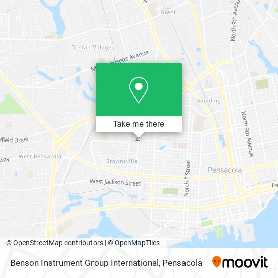 Mapa de Benson Instrument Group International