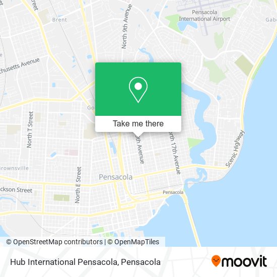 Hub International Pensacola map